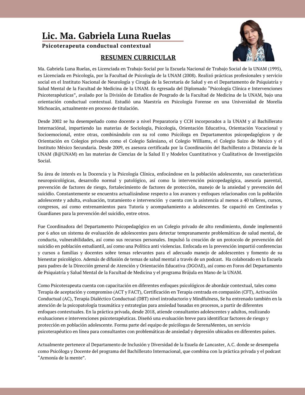 Psicoterapia Dra. Carolina Santillán Torres Torija